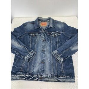 Levis Denim Type 3 Jacket Extra Large Blue Jean 72334 Outdoor Casual Trucker Men
